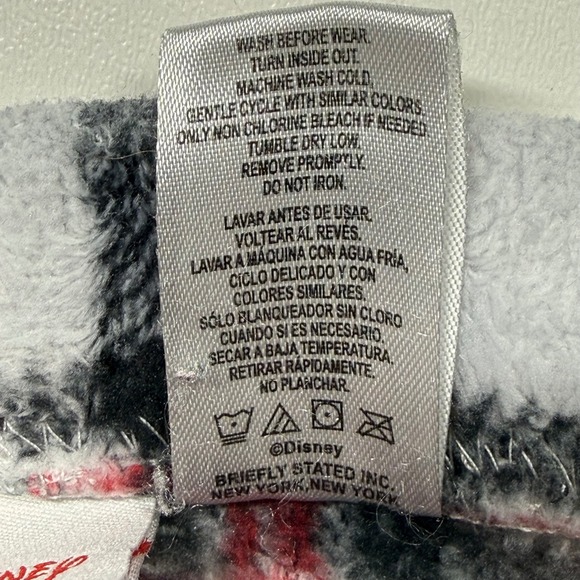 Disney Jack Skellington Plaid Flannel Pajama Pants Sleepwear Lounge Pants Medium - Picture 9 of 12